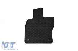 Specific rubber mats from Geyer & Hosaja suitable for Skoda Octavia wagon, Liftback 2013-2020, Volkswagen Golf VII hatchback 2012-2020, 2-piece set, black color-image-6248137