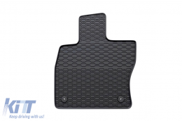 Specific rubber mats from Geyer & Hosaja suitable for Skoda Octavia wagon, Liftback 2013-2020, Volkswagen Golf VII hatchback 2012-2020, 2-piece set, black color-image-6248141