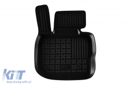 Specific rubber mats from Rezaw-Plast suitable for BMW X3 G01, X4 G02 after 2017 fit for all versions, 4-piece set, black color-image-6214288