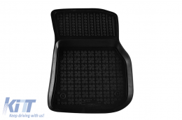 Specific rubber mats from Rezaw-Plast suitable for BMW X3 G01, X4 G02 after 2017 fit for all versions, 4-piece set, black color-image-6214289