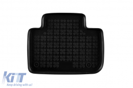 Specific rubber mats from Rezaw-Plast suitable for BMW X3 G01, X4 G02 after 2017 fit for all versions, 4-piece set, black color-image-6214291