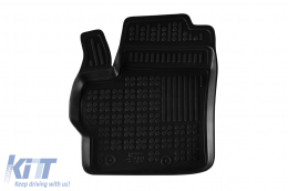 Specific rubber mats from Rezaw-Plast suitable for Toyota Yaris for all models with Hybrid 2020-2024, 4-piece set, black color-image-6215281