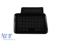 Specific rubber mats from Rezaw-Plast suitable for Toyota Yaris for all models with Hybrid 2020-2024, 4-piece set, black color-image-6215283