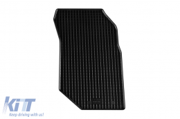 Specific rubber mats from Rigum suitable for Opel Corsa F, Peugeot 208 after 2019, Opel Mokka after 2021, suitable for petrol, diesel and hybrid, 4-piece set, black color-image-6249881