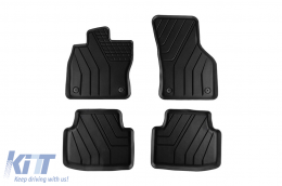 Specific rubber mats from SPARTline suitable for VW Passat 2014-2023, Golf Sportsvan 2014-2020, Skoda Octavia 2013-2019, after 2020, Seat Leon Sportstourer, Cupra Formentor after 2020, 4-piece set, bl - ABFMV6019715