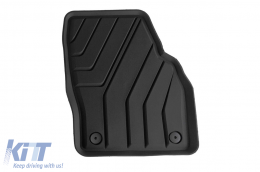 Specific rubber mats from SPARTline suitable for Volkswagen T-Cross after 2019, 4-piece set, black color-image-6232981