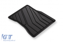 Specific rubber mats from SPARTline suitable for Mercedes GLB X247 after 2019, 4-piece set, black color-image-6232998