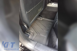 Specific rubber mats from SPARTline suitable for Mercedes A class W177, B class W247, CLA C118 after 2018, 4-piece set, black color-image-6233017
