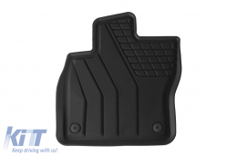 Specific rubber mats from SPARTline suitable for Volkswagen Tiguan 2016-2023, 4-piece set, black color-image-6233028