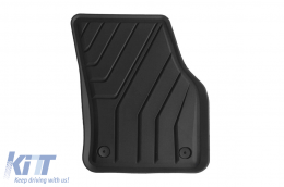Specific rubber mats from SPARTline suitable for Volkswagen Tiguan 2016-2023, 4-piece set, black color-image-6233029