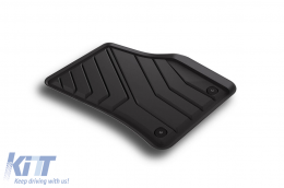 Specific rubber mats from SPARTline suitable for Volkswagen Tiguan 2016-2023, 4-piece set, black color-image-6233032