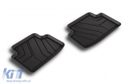 Specific rubber mats from SPARTline suitable for Volkswagen Tiguan 2016-2023, 4-piece set, black color-image-6233033