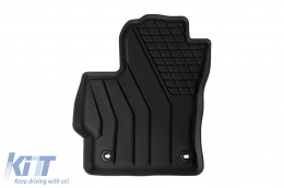 Specific rubber mats from SPARTline suitable for Toyota Corolla, Corolla Hybrid after 2018, Suzuki Swace after 2021, 4-piece set, black color-image-6233043