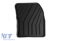 Specific rubber mats from SPARTline suitable for Toyota Corolla, Corolla Hybrid after 2018, Suzuki Swace after 2021, 4-piece set, black color-image-6233045