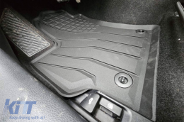 Specific rubber mats from SPARTline suitable for Toyota Corolla, Corolla Hybrid after 2018, Suzuki Swace after 2021, 4-piece set, black color-image-6233052