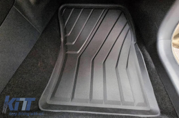 Specific rubber mats from SPARTline suitable for Toyota Corolla, Corolla Hybrid after 2018, Suzuki Swace after 2021, 4-piece set, black color-image-6233054