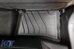 Specific rubber mats from SPARTline suitable for Toyota Corolla, Corolla Hybrid after 2018, Suzuki Swace after 2021, 4-piece set, black color-image-6233056
