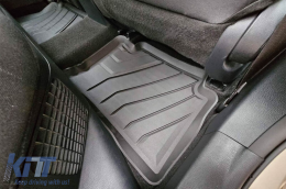 Specific rubber mats from SPARTline suitable for Toyota Corolla, Corolla Hybrid after 2018, Suzuki Swace after 2021, 4-piece set, black color-image-6233057