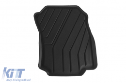 Specific rubber mats from SPARTline suitable for Toyota Rav4, Rav4 Hybrid after 2018, Suzuki Across after 2020, 4-piece set, black color-image-6233071