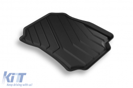 Specific rubber mats from SPARTline suitable for Toyota Rav4, Rav4 Hybrid after 2018, Suzuki Across after 2020, 4-piece set, black color-image-6233072