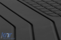 Specific rubber mats from SPARTline suitable for Toyota Rav4, Rav4 Hybrid after 2018, Suzuki Across after 2020, 4-piece set, black color-image-6233075