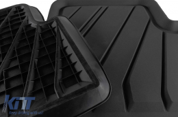 Specific rubber mats from SPARTline suitable for Toyota Rav4, Rav4 Hybrid after 2018, Suzuki Across after 2020, 4-piece set, black color-image-6233077