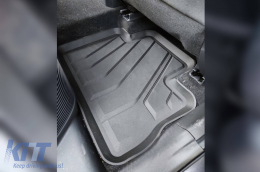 Specific rubber mats from SPARTline suitable for Toyota Rav4, Rav4 Hybrid after 2018, Suzuki Across after 2020, 4-piece set, black color-image-6233081