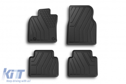 Specific rubber mats from SPARTline suitable for Toyota Camry after 2018 Set of 4 pcs, black - ABFMT6019727