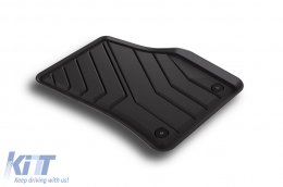 Specific rubber mats from SPARTline suitable for Seat Ateca, Cupra Ateca after 2016, 4-piece set, black color-image-6233107