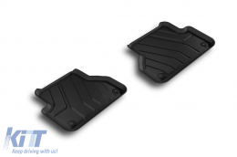 Specific rubber mats from SPARTline suitable for Audi A4 B9 after 2015 Set of 4 pcs, black-image-6233122