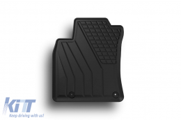 Specific rubber mats from SPARTline suitable for Hyundai i30 after 2017, Kia Ceed after 2018, Proceed, Xceed after 2019, 4-piece set, black color-image-6233176