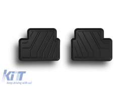 Specific rubber mats from SPARTline suitable for Hyundai i30 after 2017, Kia Ceed after 2018, Proceed, Xceed after 2019, 4-piece set, black color-image-6233178