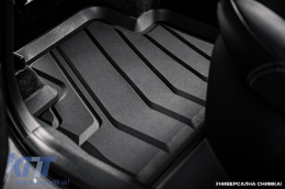 Specific rubber mats from SPARTline suitable for Kia Sportage HeV after 2021, 4-piece set, black color-image-6233212