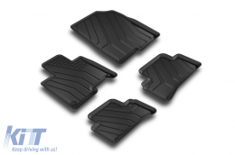 Specific rubber mats from SPARTline suitable for Hyundai Tucson HeV after 2020, 4-piece set, black color-image-6233216