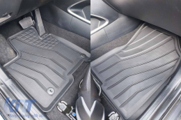 Specific rubber mats from SPARTline suitable for Hyundai Tucson HeV after 2020, 4-piece set, black color-image-6233229