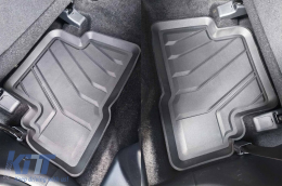 Specific rubber mats from SPARTline suitable for Hyundai Tucson HeV after 2020, 4-piece set, black color-image-6233230