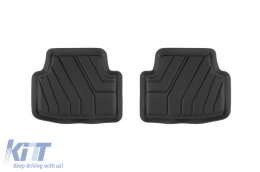 Specific rubber mats from SPARTline suitable for Volkswagen Golf VIII wagon after 2021, 4-piece set, black color-image-6233234