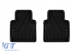 Specific rubber mats from SPARTline suitable for MG HS after 2024, 4-piece set, black color-image-6233269