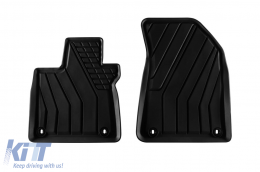 Specific rubber mats from SPARTline suitable for MG HS PHEV after 2024, 4-piece set, black color-image-6257006