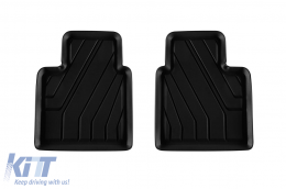 Specific rubber mats from SPARTline suitable for MG HS PHEV after 2024, 4-piece set, black color-image-6257009