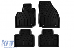 Specific rubber mats from SPARTline suitable for MG ZS Hybrid+ after 2024, 4-piece set, black color - ABFMS6025153