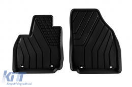 Specific rubber mats from SPARTline suitable for MG ZS Hybrid+ after 2024, 4-piece set, black color-image-6257057
