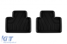 Specific rubber mats from SPARTline suitable for MG ZS Hybrid+ after 2024, 4-piece set, black color-image-6257058