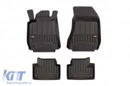 Specific rubber mats suitable for Alfa Romeo 159 2005-2011, 4-piece set, black color, with 24-month warranty from Frogum 3D ProLine series. - ABFMAR6017551