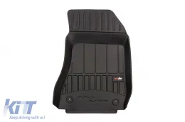 Specific rubber mats suitable for Alfa Romeo 159 2005-2011, 4-piece set, black color, with 24-month warranty from Frogum 3D ProLine series.-image-6221396