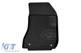 Specific rubber mats suitable for Alfa Romeo 159 2005-2011, 4-piece set, black color-image-6226768
