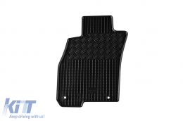 Specific rubber mats suitable for Alfa Romeo Mito 2008-2018, 4-piece set, black color-image-6249493
