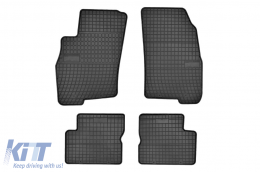 image-2-Specific rubber mats suitable for Alfa Romeo Mito 2008-2018, 4-piece set, black color from Frogum El Toro series