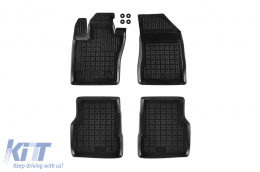 image-72-Specific rubber mats suitable for Alfa Romeo Tonale PHEV, MHEV after 2022, 4-piece set, black color