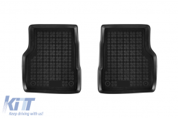 Specific rubber mats suitable for Alfa Romeo Tonale PHEV, MHEV after 2022, 4-piece set, black color-image-6216445